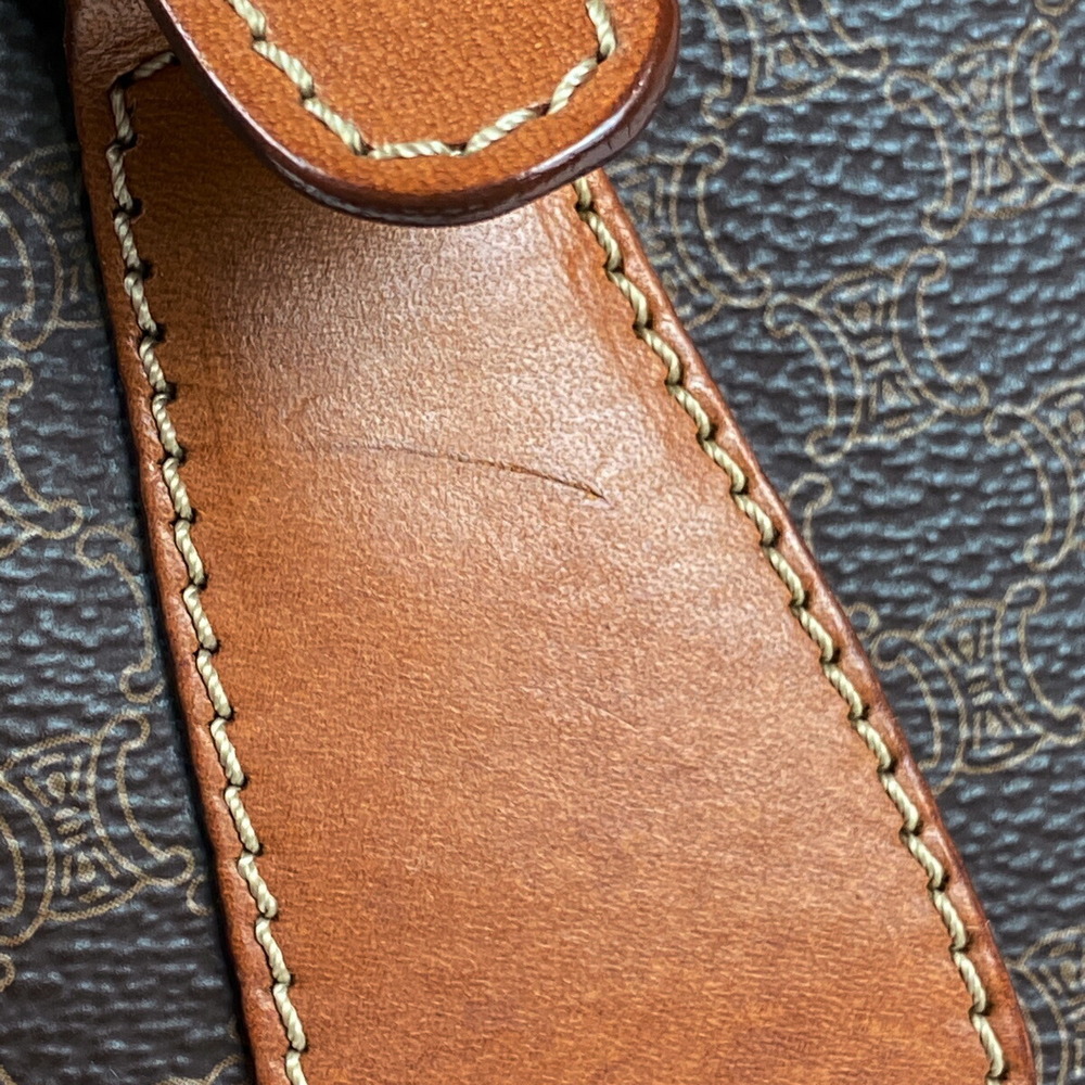 Celine Macadam Pattern Canvas Bucket Tote Shoulde… - image 4